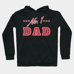 No 1 Dad. Funny Dad Life Quote. Hoodie